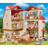 Casa con Luces, El Ático Secreto - Red Roof Country Home, Secret Attic Playroom - Sylvanian Families
