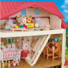 Casa con Luces, El Ático Secreto - Red Roof Country Home, Secret Attic Playroom - Sylvanian Families