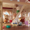Casa con Luces, El Ático Secreto - Red Roof Country Home, Secret Attic Playroom - Sylvanian Families