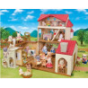 Casa con Luces, El Ático Secreto - Red Roof Country Home, Secret Attic Playroom - Sylvanian Families
