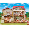Casa con Luces, El Ático Secreto - Red Roof Country Home, Secret Attic Playroom - Sylvanian Families
