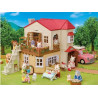 Casa con Luces, El Ático Secreto - Red Roof Country Home, Secret Attic Playroom - Sylvanian Families