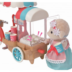 Puesto de Palomitas de Barbara Oveja - Popcorn Delivery Trike - Sylvanian Families