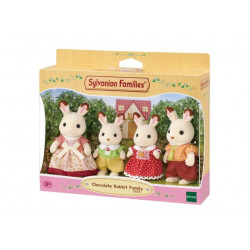 Familia Conejo Chocolate - Chocolate Rabbit Family - Sylvanian Families