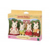 Familia Conejo Chocolate - Chocolate Rabbit Family - Sylvanian Families