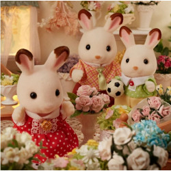Familia Conejo Chocolate - Chocolate Rabbit Family - Sylvanian Families