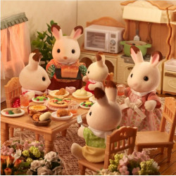 Familia Conejo Chocolate -...