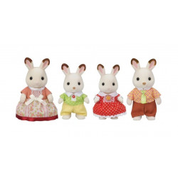 Familia Conejo Chocolate - Chocolate Rabbit Family - Sylvanian Families