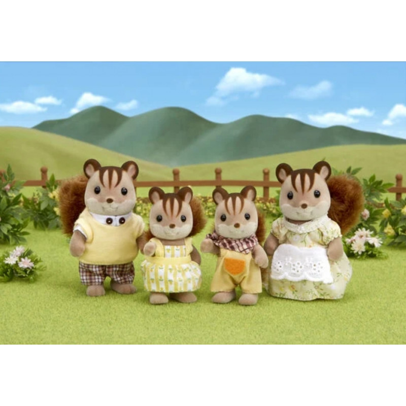 Familia Ardilla de la Nuez - Walnut Squirrel Family - Sylvanian Families