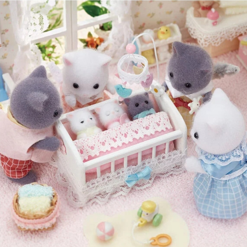 Familia Gato Persa - Persian Cat Family - Sylvanian Families