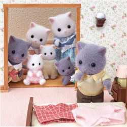 Familia Gato Persa - Persian Cat Family - Sylvanian Families