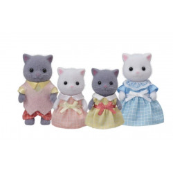 Familia Gato Persa - Persian Cat Family - Sylvanian Families