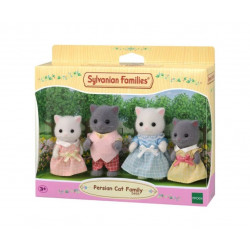 Familia Gato Persa - Persian Cat Family - Sylvanian Families