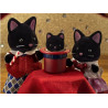 Familia Gato Medianoche - Midnight Cat Family - Sylvanian Families