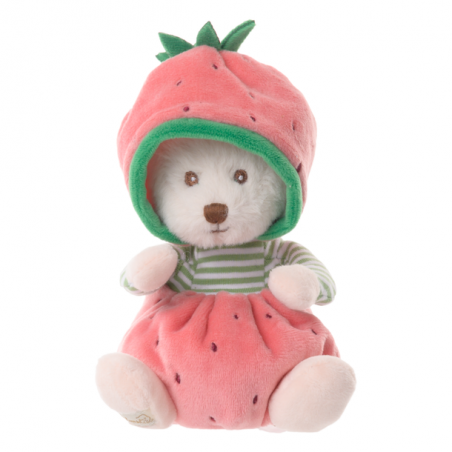 Hooded Ziggy Teddies - Ziggy Strawberry - osito fresa