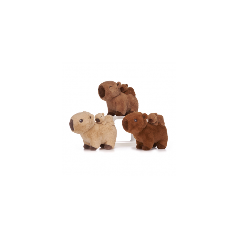 Capibara con bebé