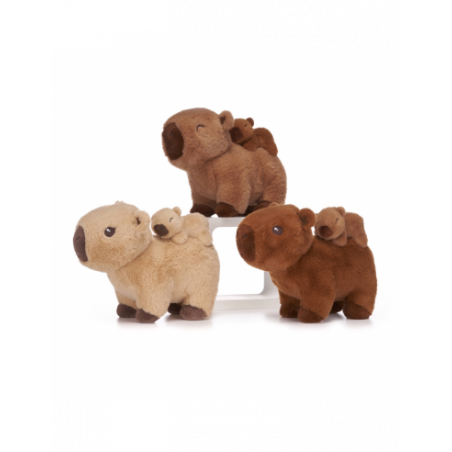 Capibara con bebé
