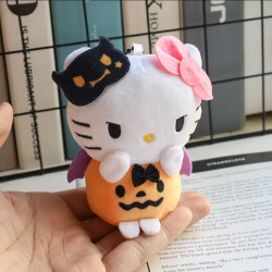 Sanrio Halloween - llavero - Hello Kitty, My Melody, Kuromi, Cinnamonroll, Pomponpurin y Hangyodon