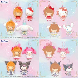 Sanrio x Cardcaptor Sakura - llavero - Hello Kitty, My Melody, Kuromi y Cinnamonroll