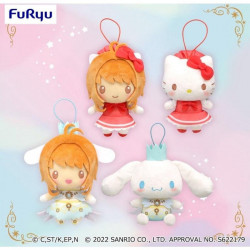 Sanrio x Cardcaptor Sakura - llavero - Hello Kitty, My Melody, Kuromi y Cinnamonroll