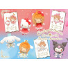 Sanrio x Cardcaptor Sakura - llavero - Hello Kitty, My Melody, Kuromi y Cinnamonroll