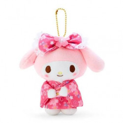 Sakura Kimono - llavero - My Melody, Kuromi, Cinnamonroll