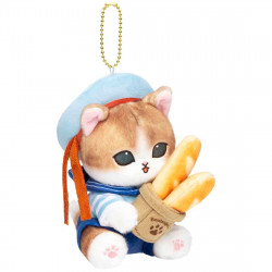 Parisien Nyan - Mofusand Journey - gatito parisino con pan bagette