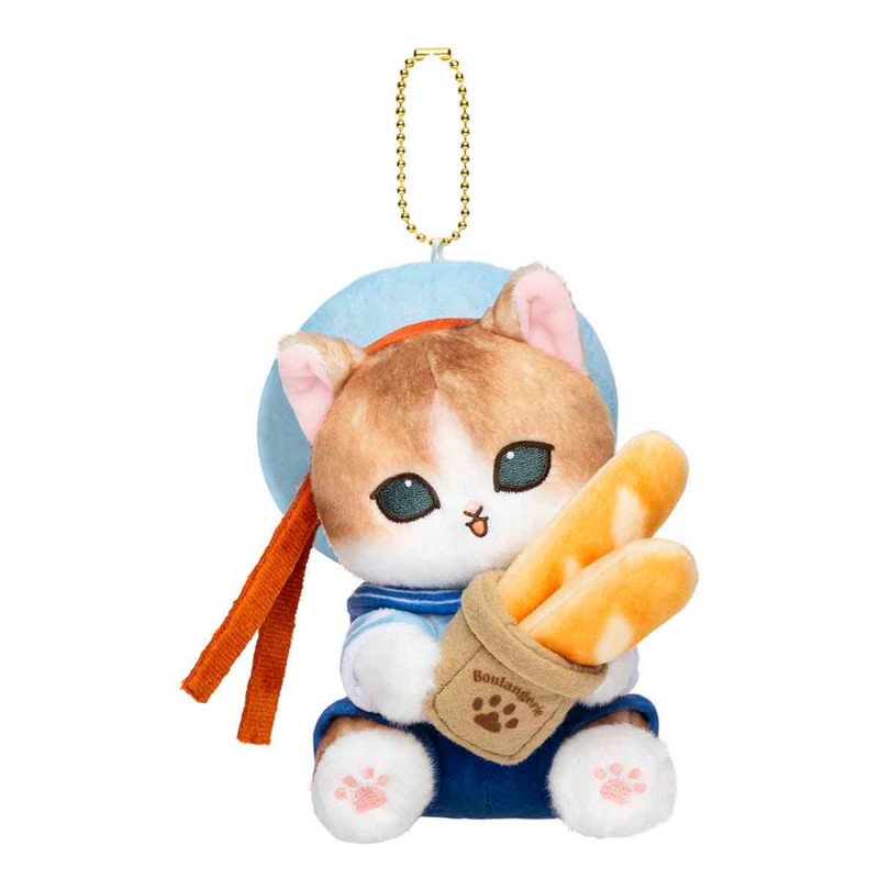Parisien Nyan - Mofusand Journey - gatito parisino con pan bagette