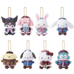 Sanrio Check on Check - Hello Kitty, Cinnamonroll, My Melody, Kuromi, Pompompurin, Pochacco, Wish Me Mell, Hangyodon
