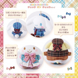 Sanrio Check on Check - Hello Kitty, Cinnamonroll, My Melody, Kuromi, Pompompurin, Pochacco, Wish Me Mell, Hangyodon