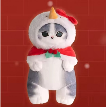 Snowman Nyan XL - Mofusand Christmas - gato muñeco de nieve navidad