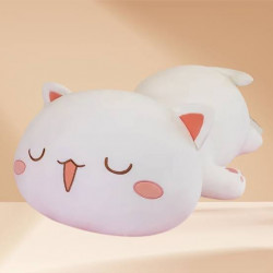 Peach Mochi Cat 50cm - gato blanco grande