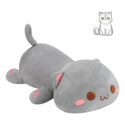 Goma Mochi Cat 50cm - gato gris grande