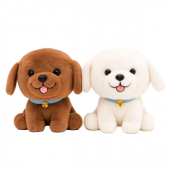 Caniche 25cm - perro con cascabel