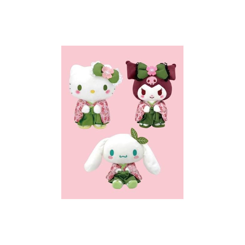 Sanrio Matcha Sakura Kimono - Kuromi, Cinnamonroll, Hello Kitty