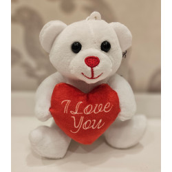 Llavero osito con corazón I love You - San Valentín