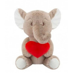 Animalitos amorosos - San Valentín - Elefante, Oso, León y Hipopótamo con corazón