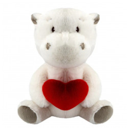 Animalitos amorosos - San Valentín - Elefante, Oso, León y Hipopótamo con corazón