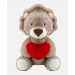 Animalitos amorosos - San Valentín - Elefante, Oso, León y Hipopótamo con corazón