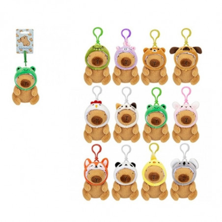 Llavero Capibaras con gorrito