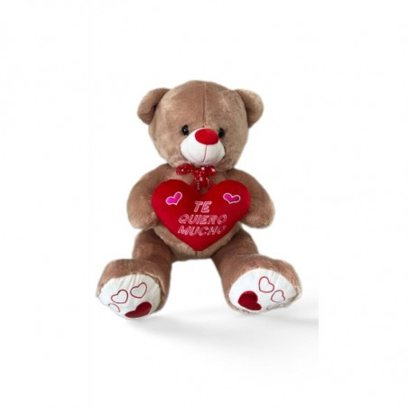 Oso 85cm con Corazón "Te Quiero Mucho" - San Valentín