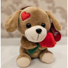 Mimoso y Amoroso - perritos con corazón y rosa - San Valentín
