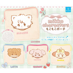 Monedero bordado en tela de peluche Mikko Characters - Lil ala Mode