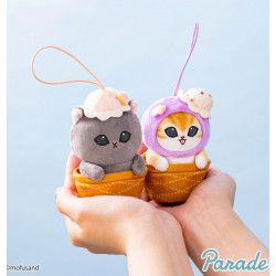Mofusand Ice Cream Grey S - Gatito en Helado gris