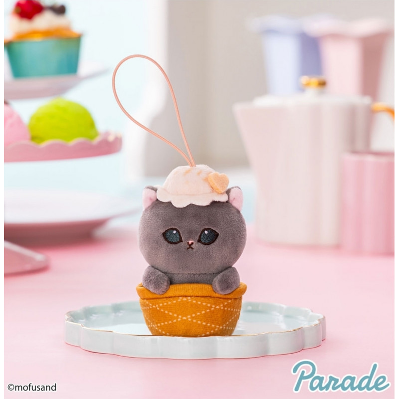 Mofusand Ice Cream Grey S - Gatito en Helado gris