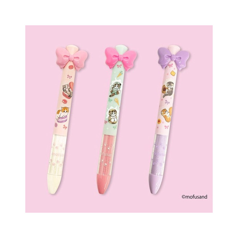 Mofusand - Bolígrafos Kawaii Mofusand con Lazo - Edición Postres