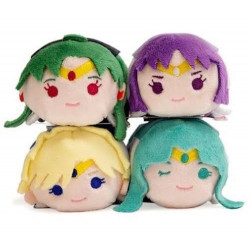 Pack 4 Outer Senshi Sailor Moon: Sailor Uranus, Neptune, Pluto, Saturn - Sailor Moon Otedama 30 aniversario