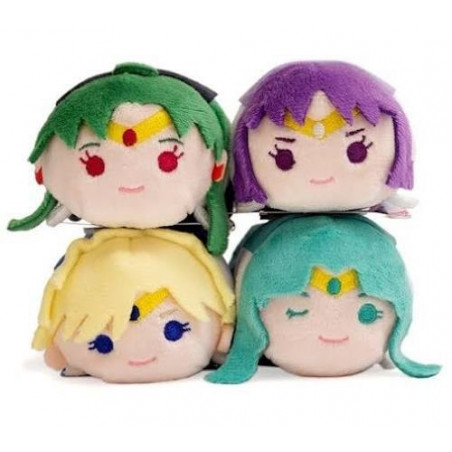 Pack 4 Outer Senshi Sailor Moon: Sailor Uranus, Neptune, Pluto, Saturn - Sailor Moon Otedama 30 aniversario