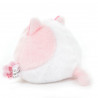 Mike Sakura Neko Dango - gatito rosa y blanco con flores bordadas