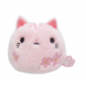 Tora Sakura Neko Dango - gatito rosa con flores bordadas